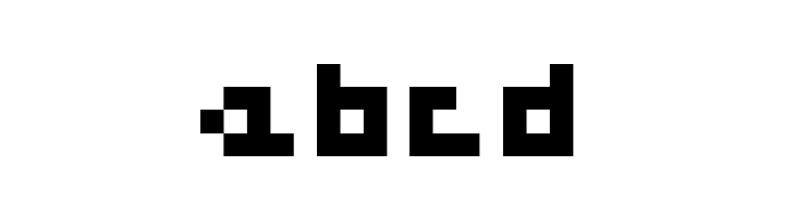 cool three pixels  Free Fonts Download