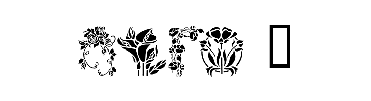 Flowers4  Free Fonts Download