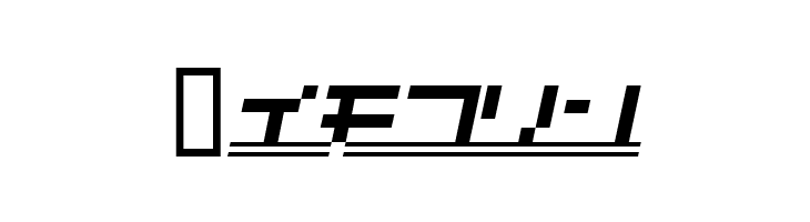 SUPERCAR Kana  Free Fonts Download