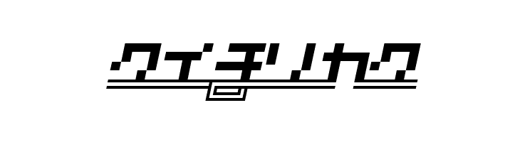SUPERCAR Kana  Free Fonts Download