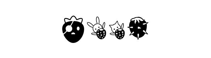 ICHIGOCharacter  Free Fonts Download