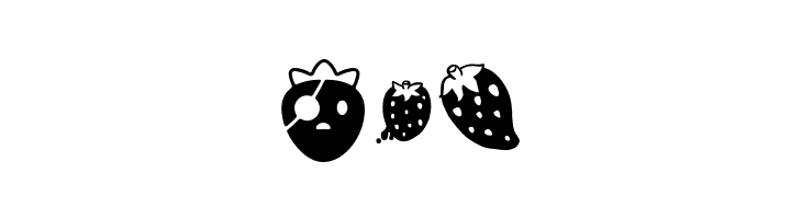 ICHIGOCharacter  Free Fonts Download