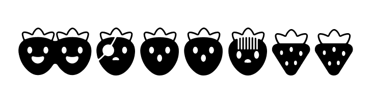 ICHIGOCharacter  Free Fonts Download