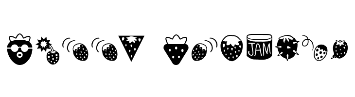 ICHIGOCharacter  Free Fonts Download