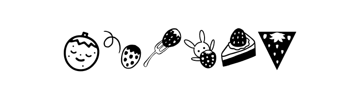 ICHIGOCharacter  Free Fonts Download