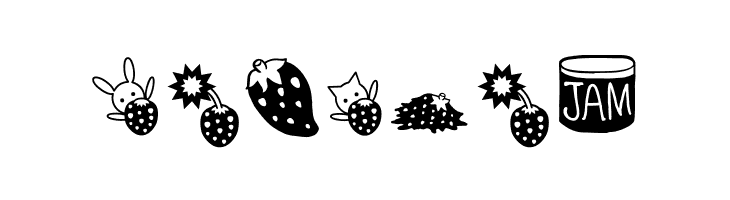 ICHIGOCharacter  Free Fonts Download