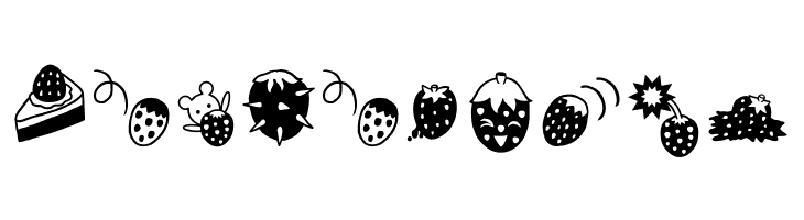 ICHIGOCharacter  Free Fonts Download