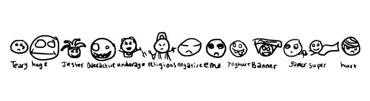 Emoticon Land  Free Fonts Download