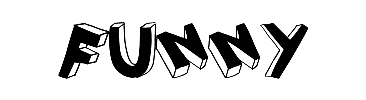 threed filled  Free Fonts Download