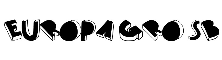 threed filled  Free Fonts Download