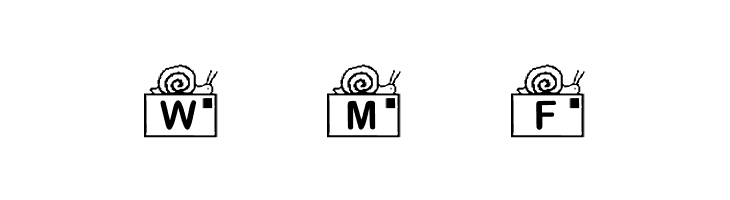 KR Snail Mail  Free Fonts Download