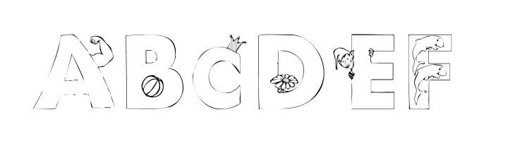 101 Anuther PictoBet  Free Fonts Download