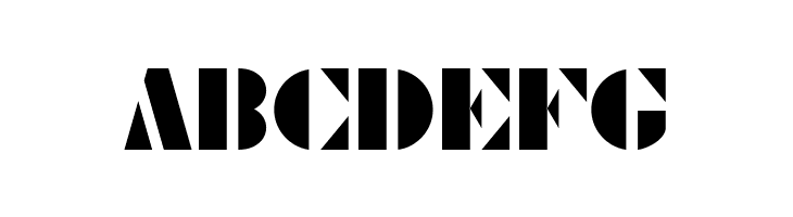 Le Pochoir  Free Fonts Download