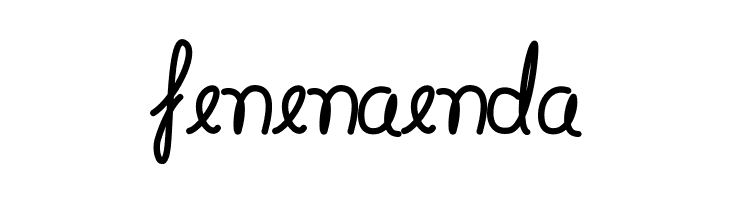 fenenaenda Syera InLine Font