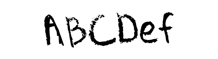 KidTYPE-CrayonA  Free Fonts Download