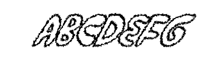 yumernub fuzzy  Free Fonts Download