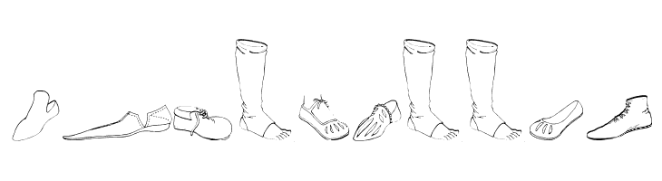 Renaissance Shoes  Free Fonts Download