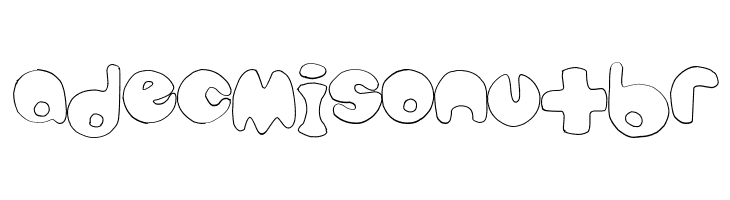 bubbletea hollow  Free Fonts Download