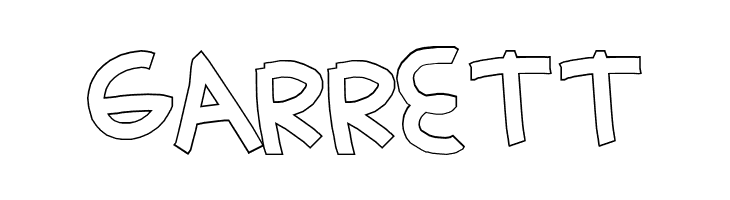 simplehand outline  Free Fonts Download