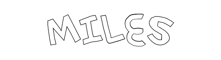 simplehand outline  Free Fonts Download