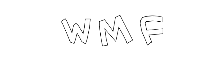 simplehand outline  Free Fonts Download