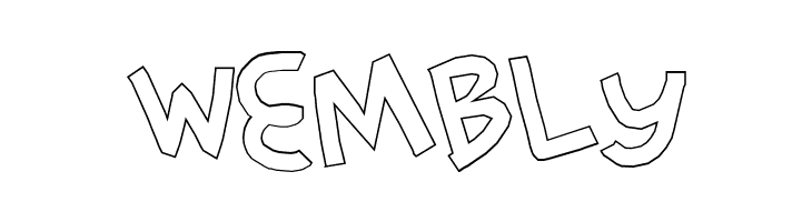 simplehand outline  Free Fonts Download