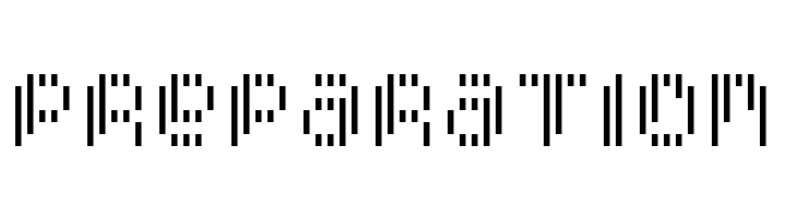 Pixcel Vertical Scan  Free Fonts Download