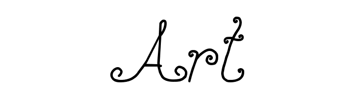 DJB SQUIRLY Q  Free Fonts Download