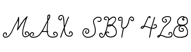 DJB SQUIRLY Q  Free Fonts Download