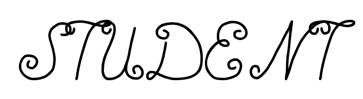 DJB SQUIRLY Q  Free Fonts Download