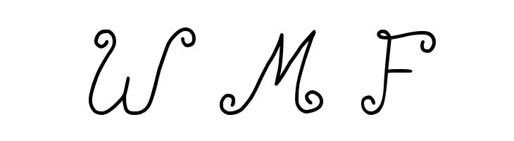 DJB SQUIRLY Q  Free Fonts Download