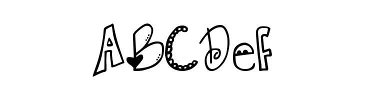 DJB Doodlie Beans  Free Fonts Download
