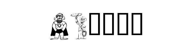 KR Silly Art People  Free Fonts Download