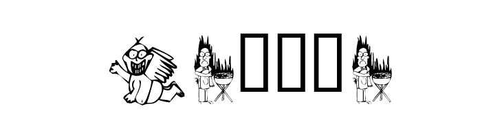 KR Silly Art People  Free Fonts Download