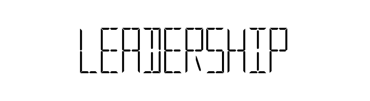 Digital System  Free Fonts Download