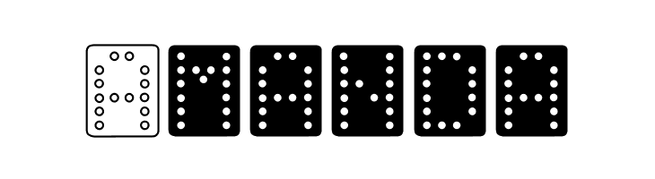 Domino bred  Free Fonts Download
