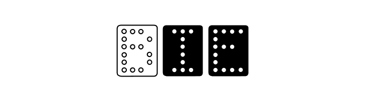 Domino bred  Free Fonts Download