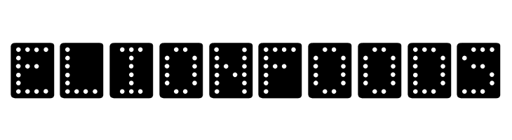 Domino bred  Free Fonts Download