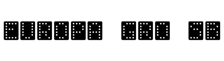Domino bred  Free Fonts Download