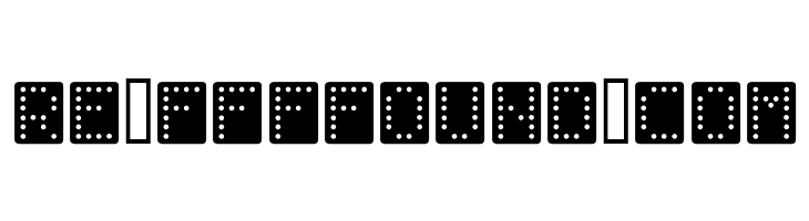 Domino bred  Free Fonts Download