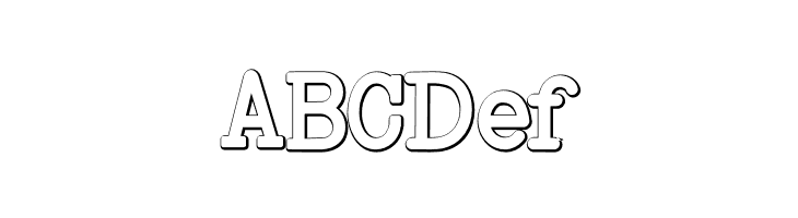 BaltimoreTypewriterBoldBeveled  Free Fonts Download