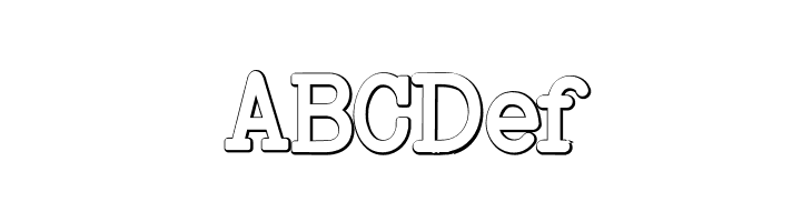 BaltimoreTypewriterBold Beveled  Free Fonts Download