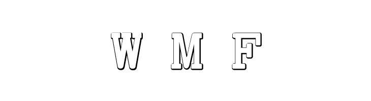 BaltimoreTypewriterBold Beveled  Free Fonts Download