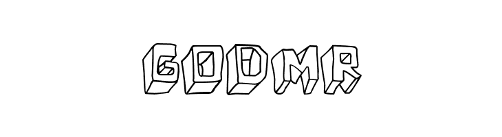 GODMR wuwu perspectiva Font