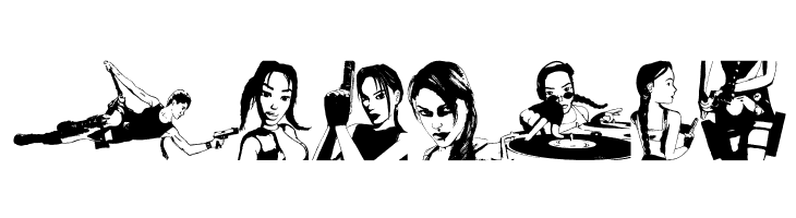 Lara Croft Tomb Raider  Free Fonts Download