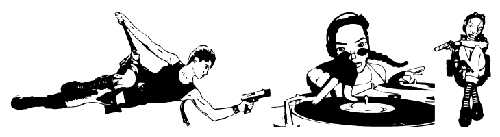 Lara Croft Tomb Raider  Free Fonts Download