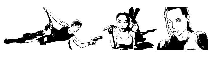 Lara Croft Tomb Raider  Free Fonts Download