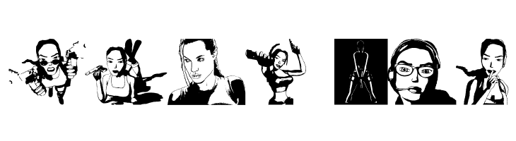 Lara Croft Tomb Raider  Free Fonts Download
