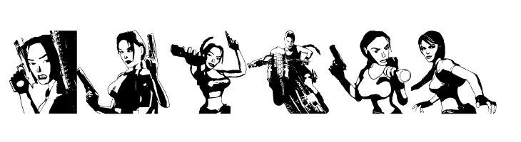 Lara Croft Tomb Raider  Free Fonts Download