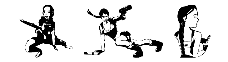 Lara Croft Tomb Raider  Free Fonts Download